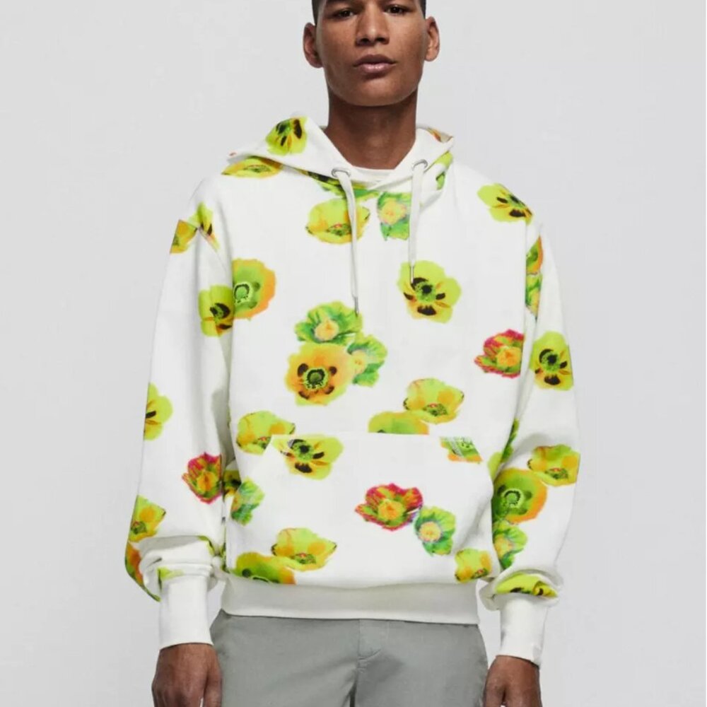 Rag & Bone Poppy Damon Cotton Hoodie Sweatshirt